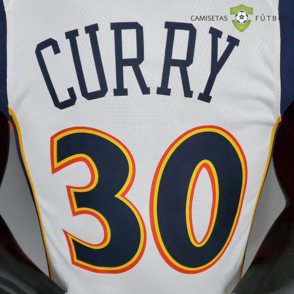Camiseta Golden State Warriors 18-19 - Stephen Curry 30 Blanco Nba