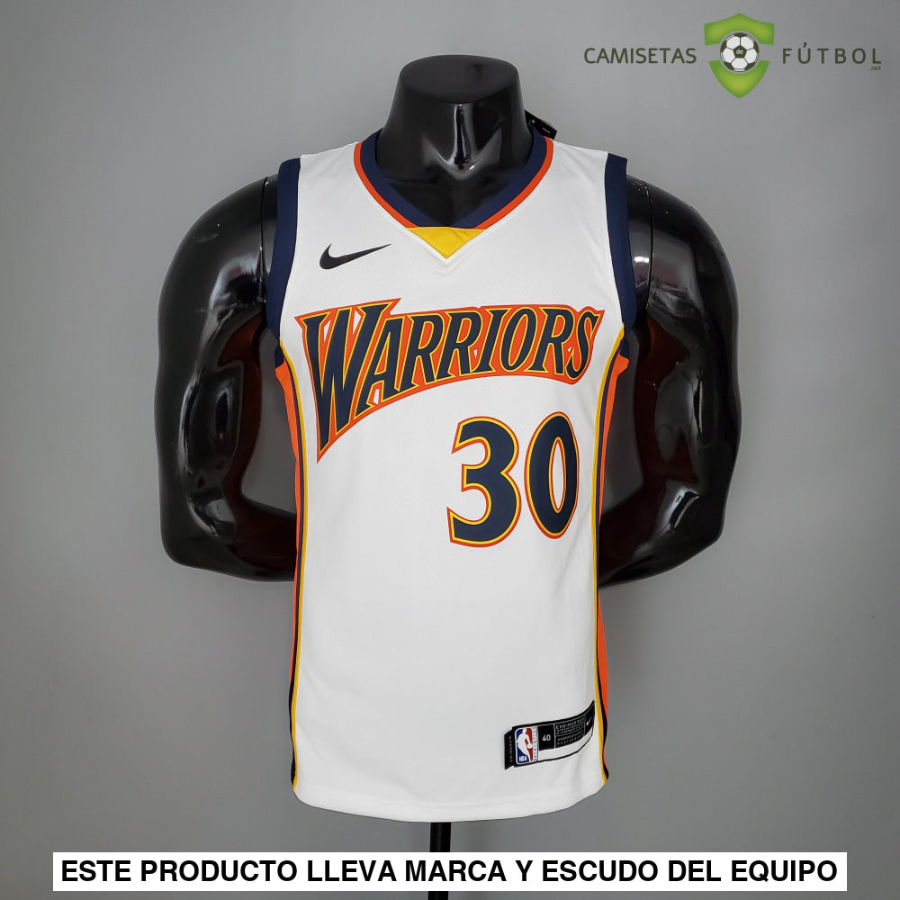 Camiseta Golden State Warriors 18-19 - Stephen Curry 30 Blanco Nba