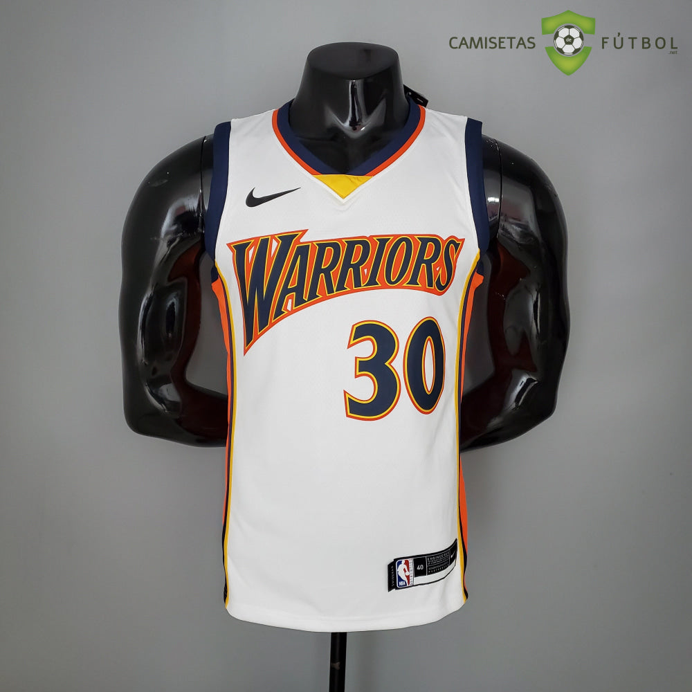 Camiseta Golden State Warriors 18-19 - Stephen Curry 30 Blanco Nba