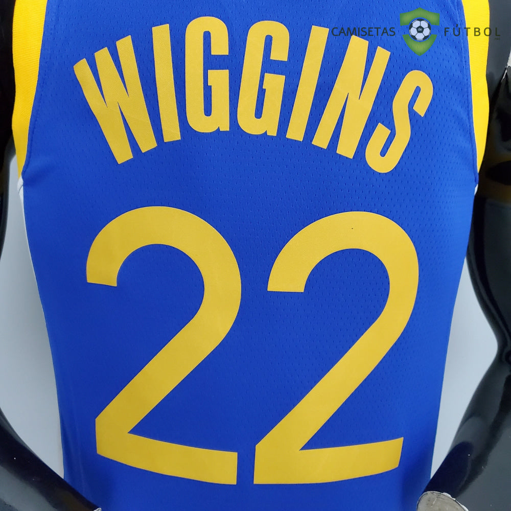Camiseta Golden State Warriors 21-22 - Andrew Wiggins 22 Azul Nba