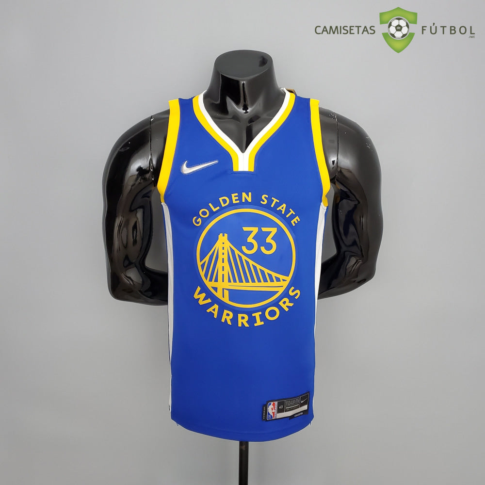 Camiseta Golden State Warriors 21-22 - James Wiseman 33 Azul Nba