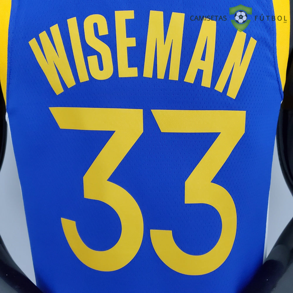 Camiseta Golden State Warriors 21-22 - James Wiseman 33 Azul Nba