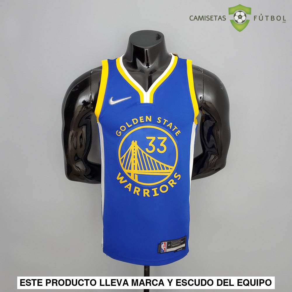 Camiseta Golden State Warriors 21-22 - James Wiseman 33 Azul Nba