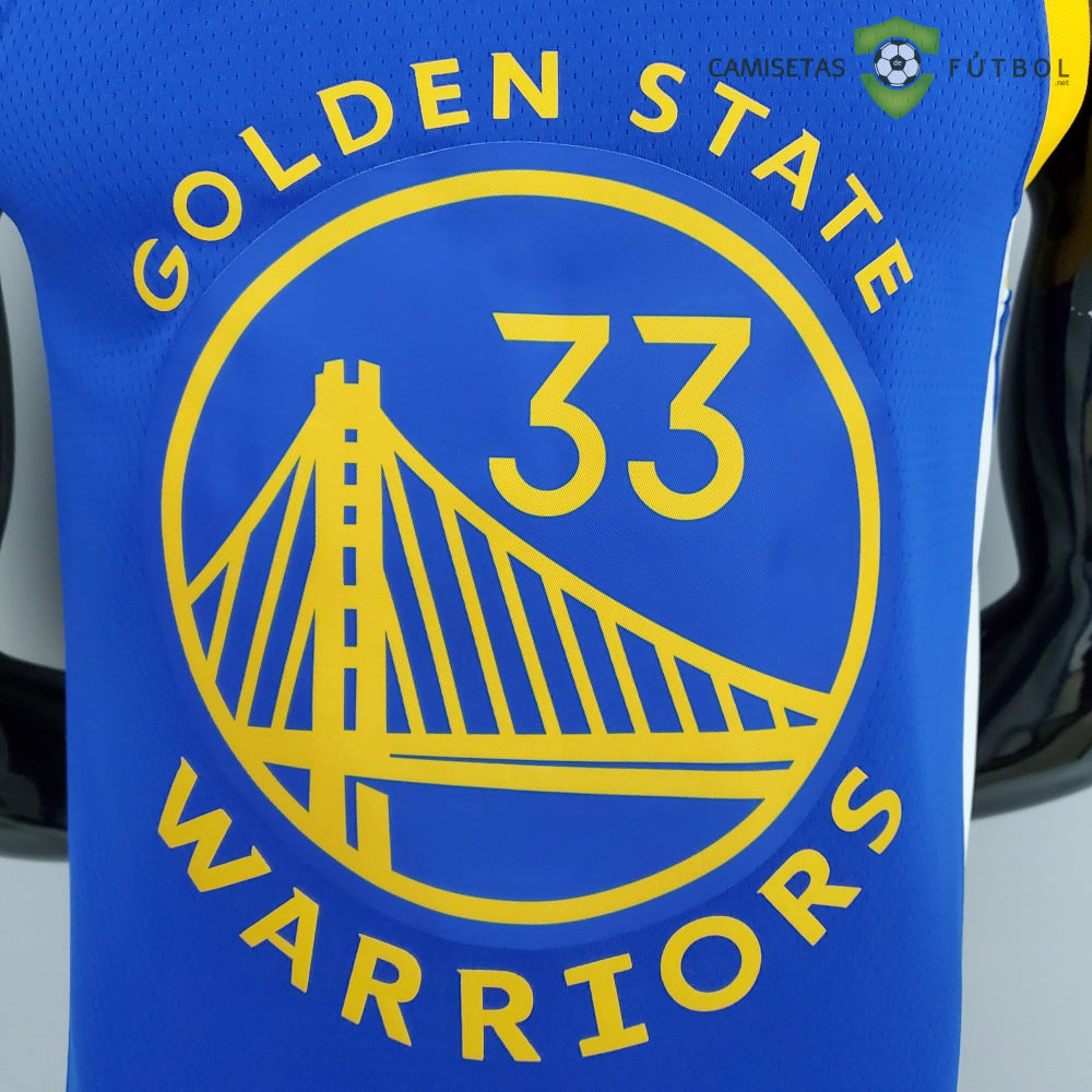 Camiseta Golden State Warriors 21-22 - James Wiseman 33 Azul Nba