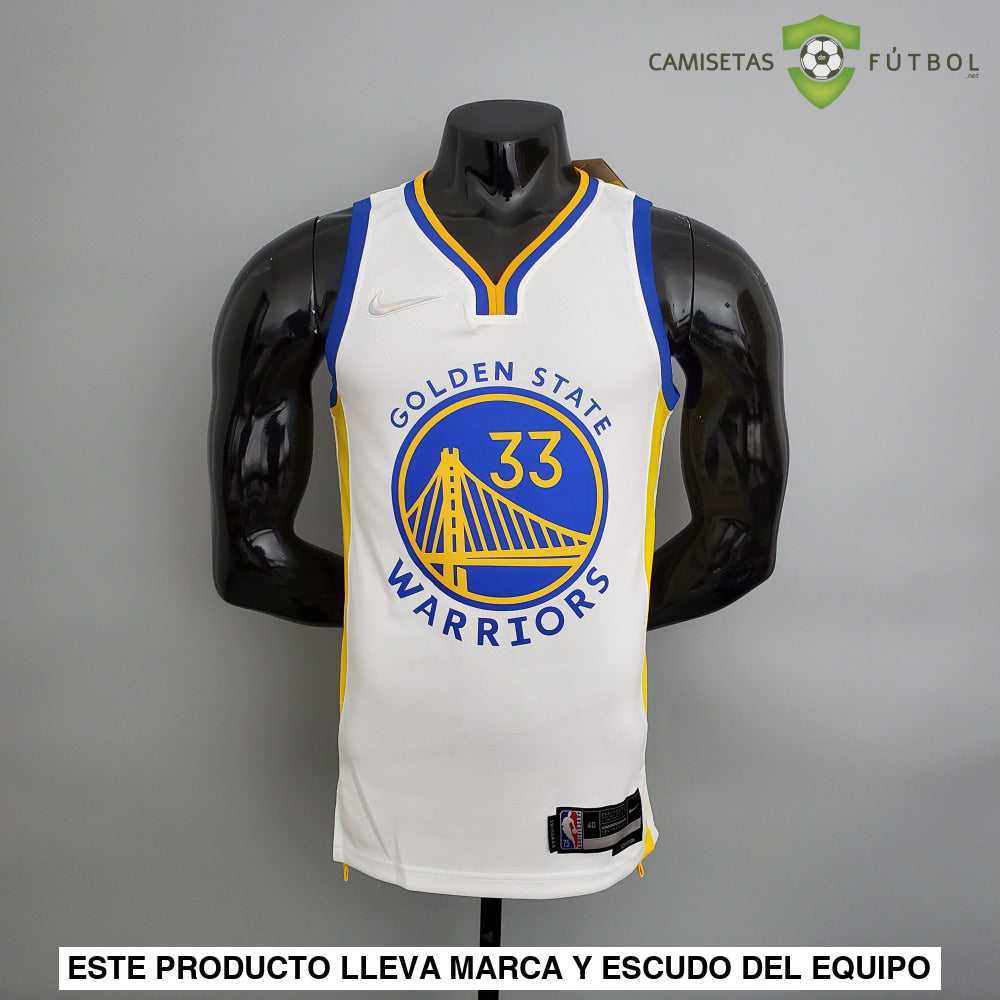 Camiseta Golden State Warriors 21-22 - James Wiseman 33 Blanco Nba