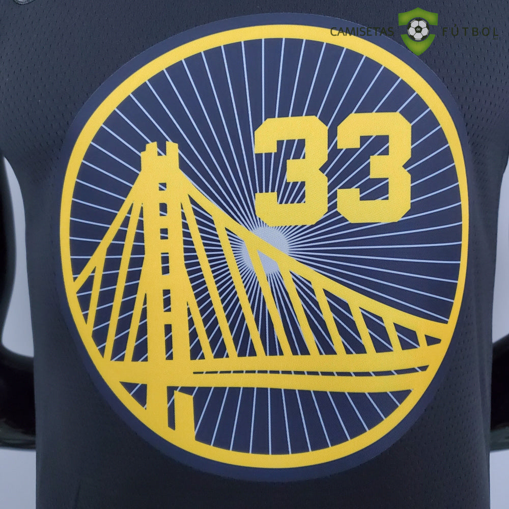Camiseta Golden State Warriors 21-22 - James Wiseman 33 Negro Nba