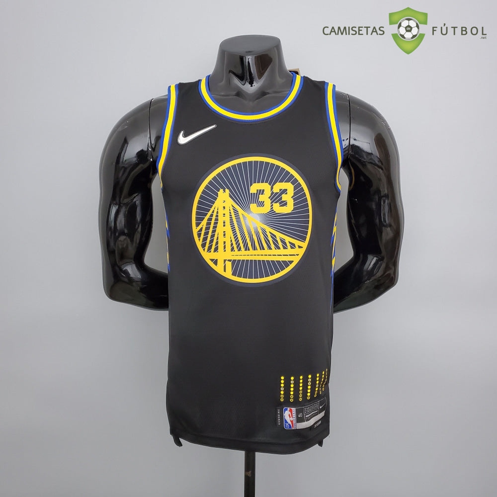 Camiseta Golden State Warriors 21-22 - James Wiseman 33 Negro Nba