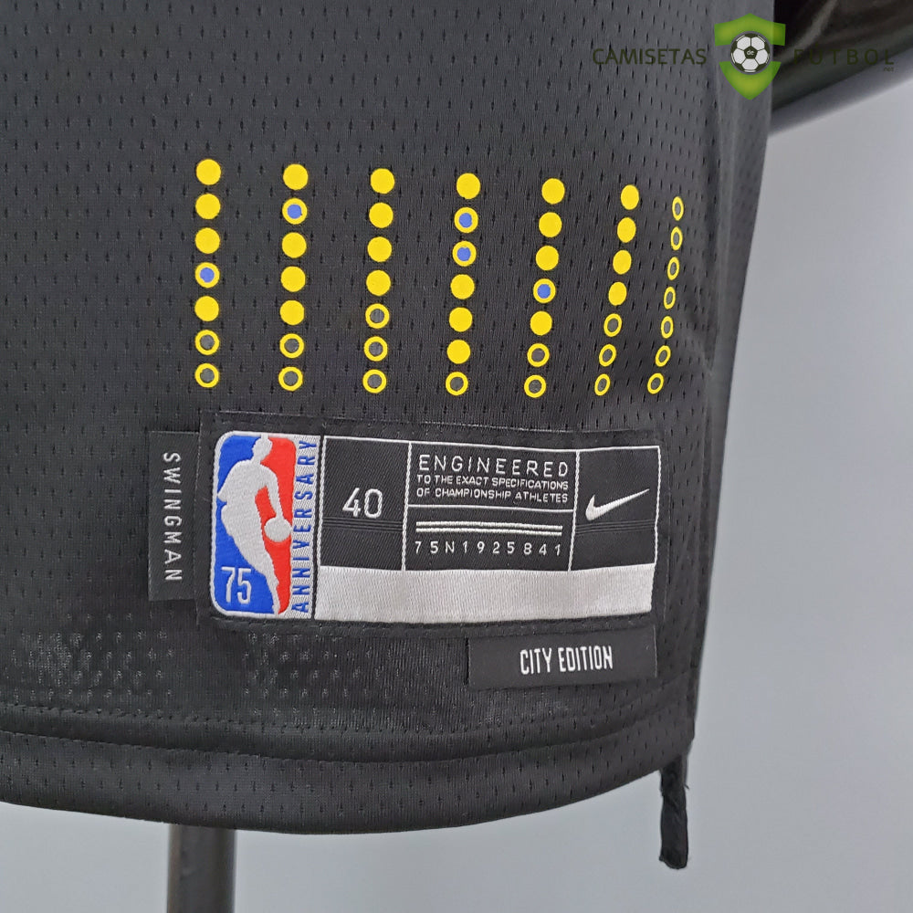 Camiseta Golden State Warriors 21-22 - James Wiseman 33 Negro Nba