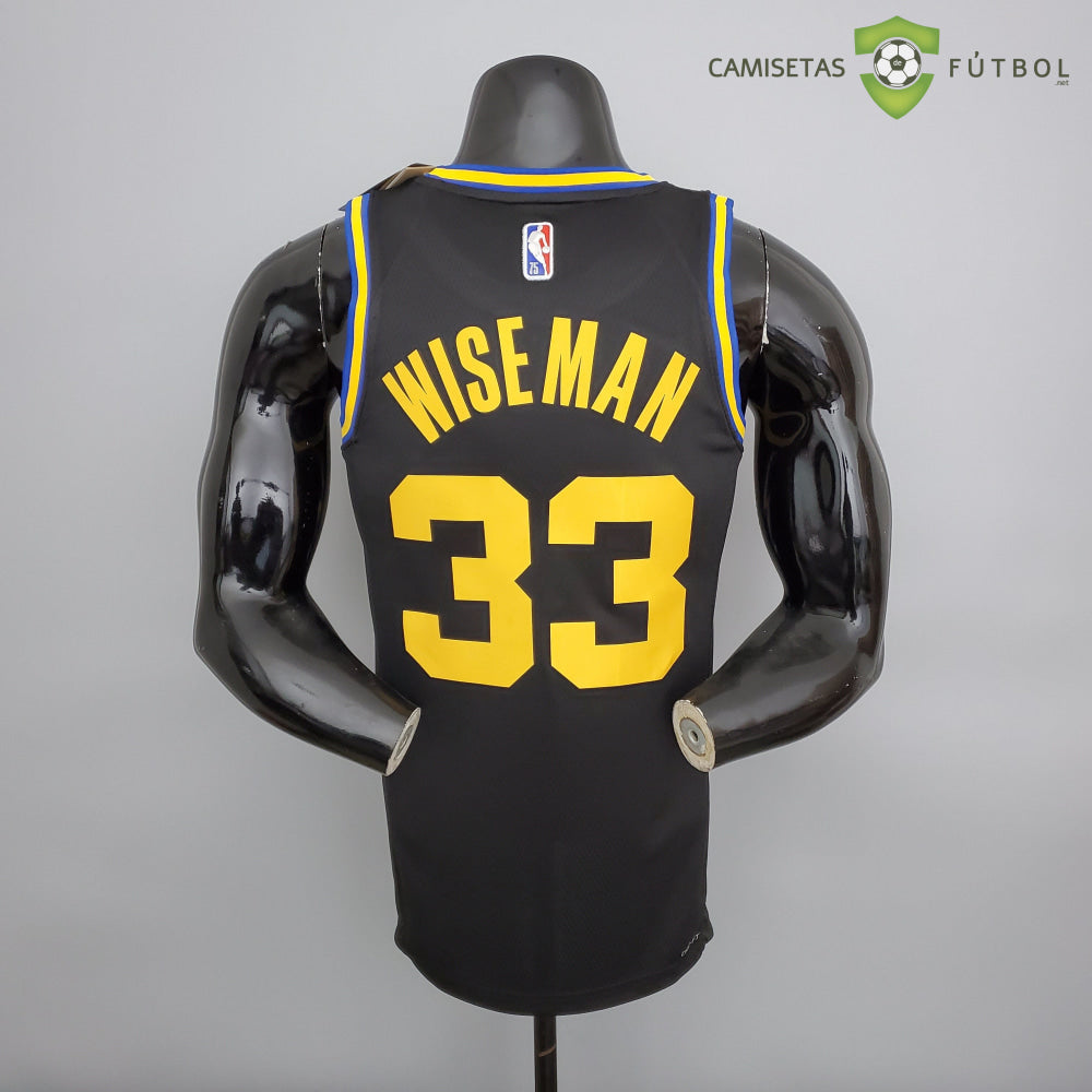 Camiseta Golden State Warriors 21-22 - James Wiseman 33 Negro Nba