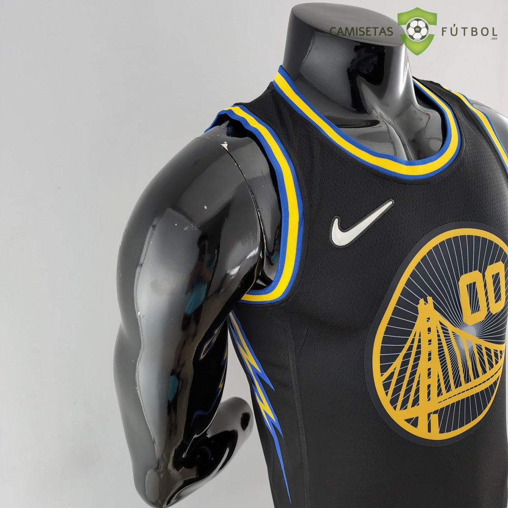 Camiseta Golden State Warriors 21-22 - Jonathan Kuminga 00 Negro Nba