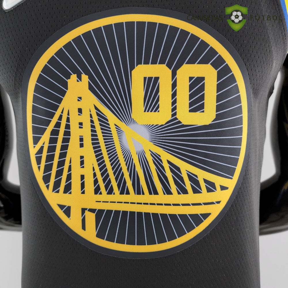 Camiseta Golden State Warriors 21-22 - Jonathan Kuminga 00 Negro Nba