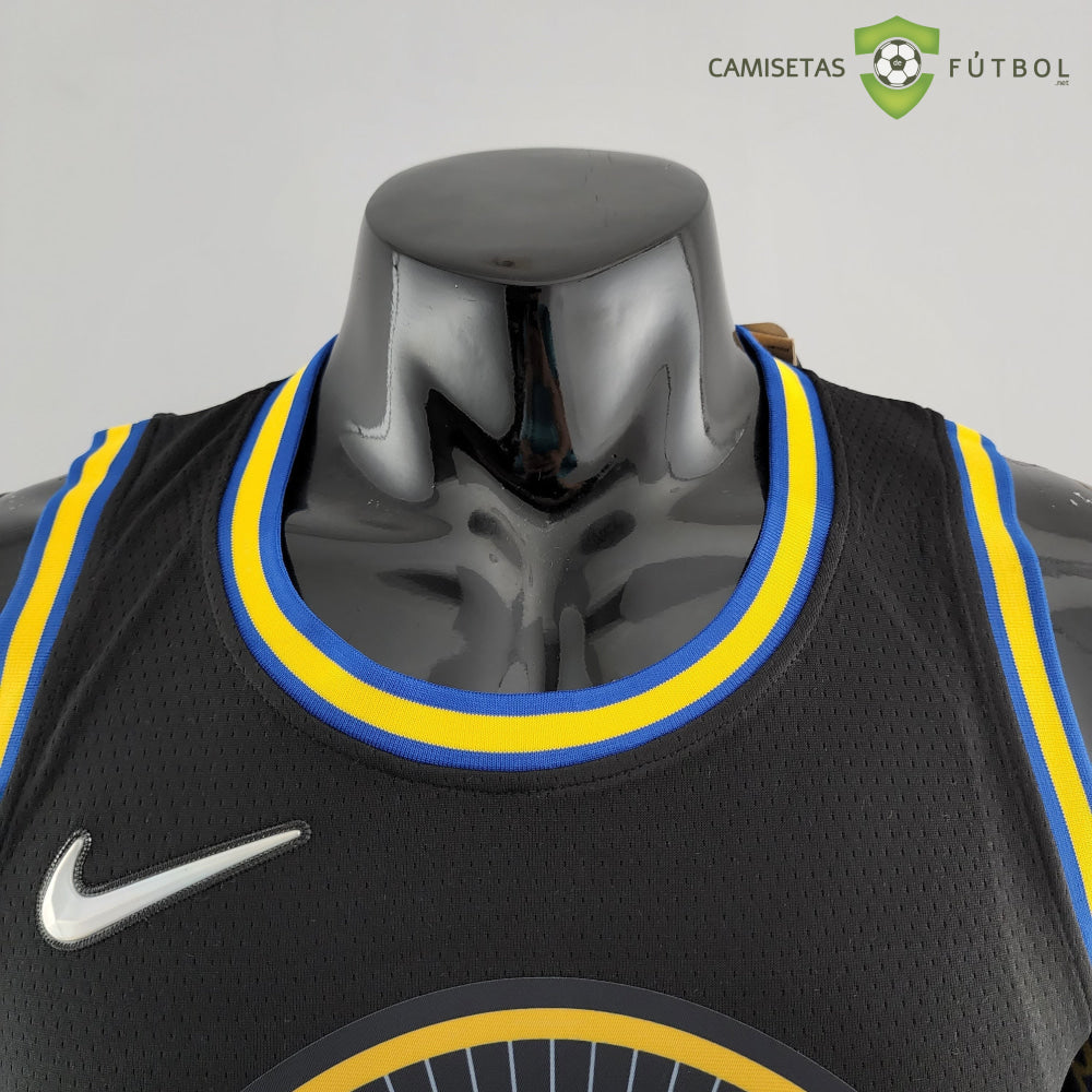 Camiseta Golden State Warriors 21-22 - Jonathan Kuminga 00 Negro Nba