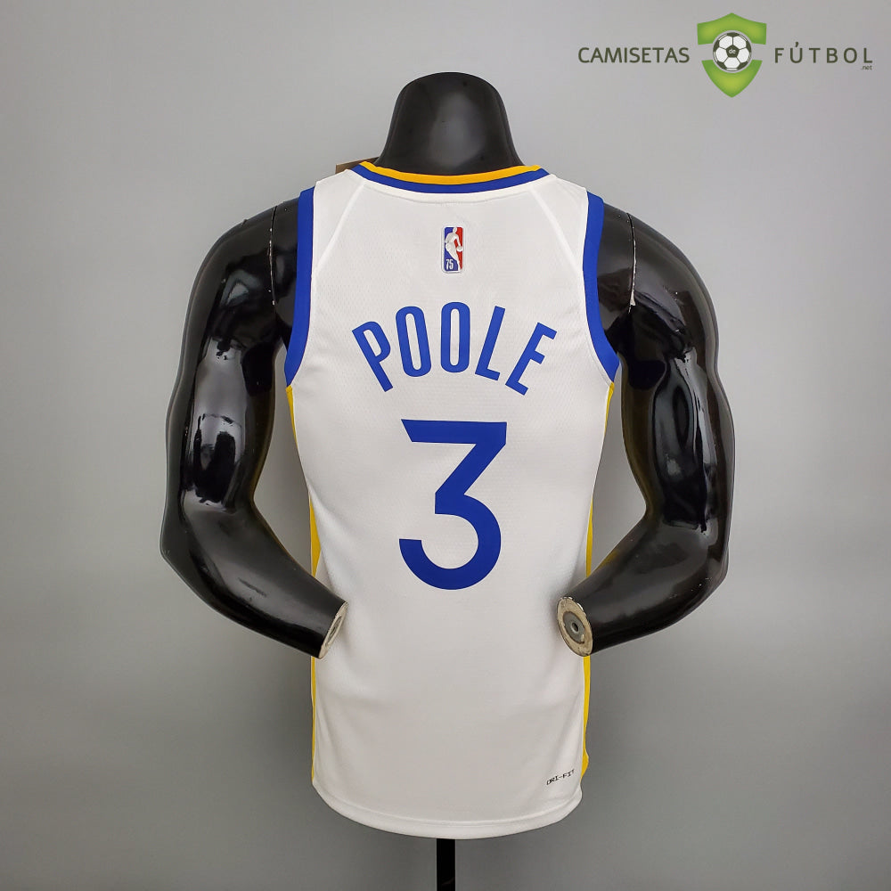 Camiseta Golden State Warriors 21-22 - Jordan Poole 3 Blanco Nba