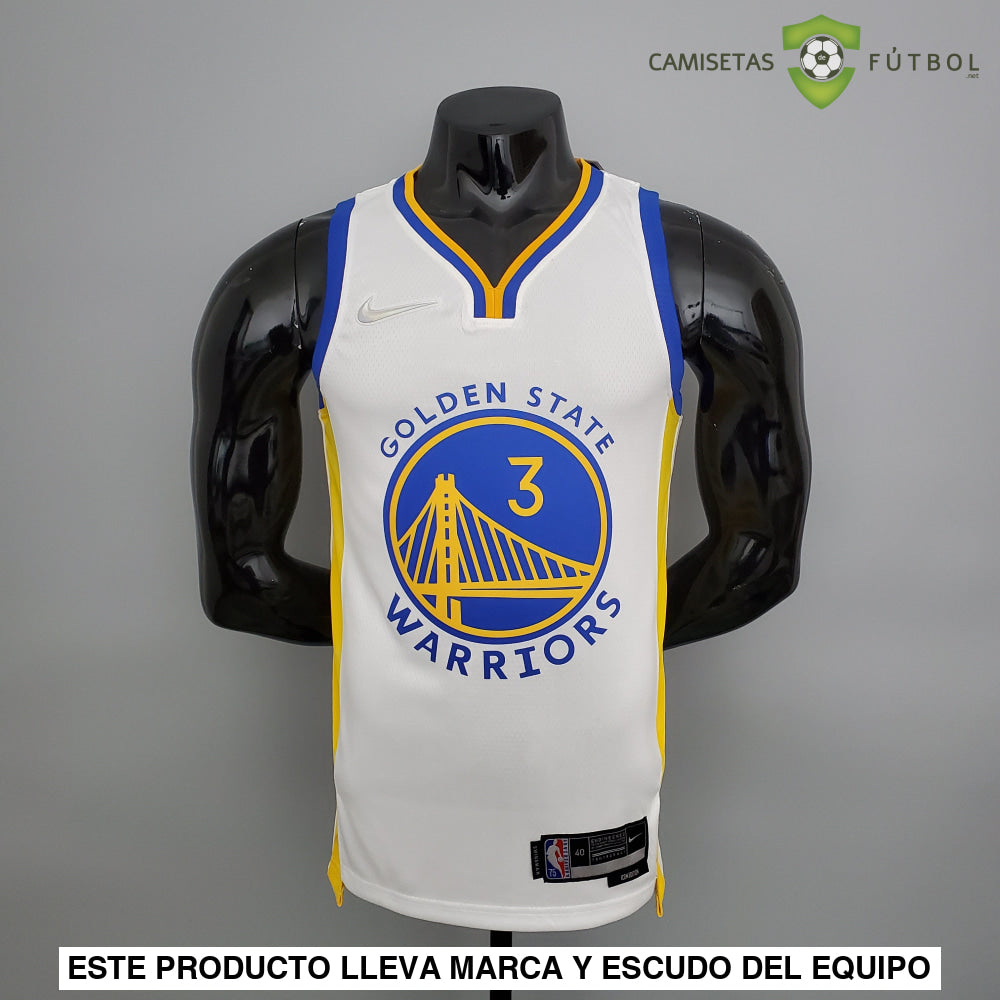 Camiseta Golden State Warriors 21-22 - Jordan Poole 3 Blanco Nba