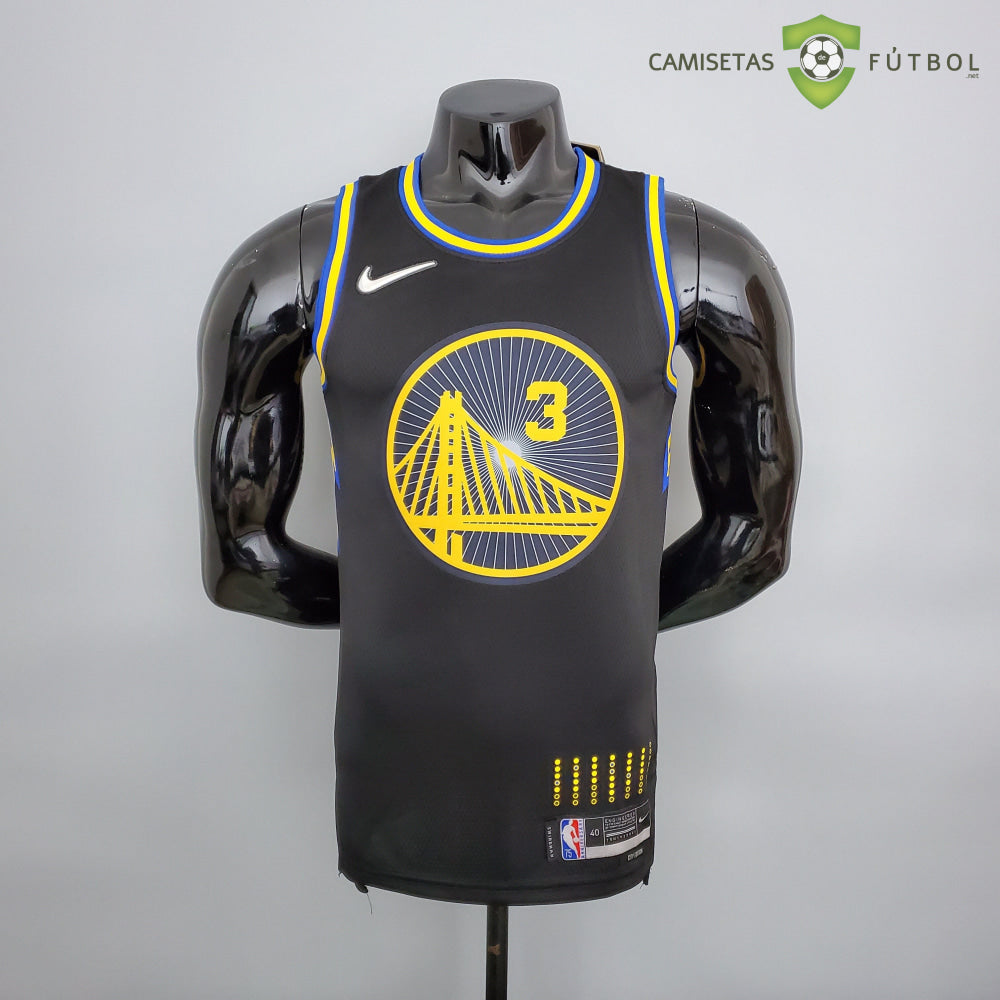 Camiseta Golden State Warriors 21-22 - Jordan Poole 3 Negro Nba