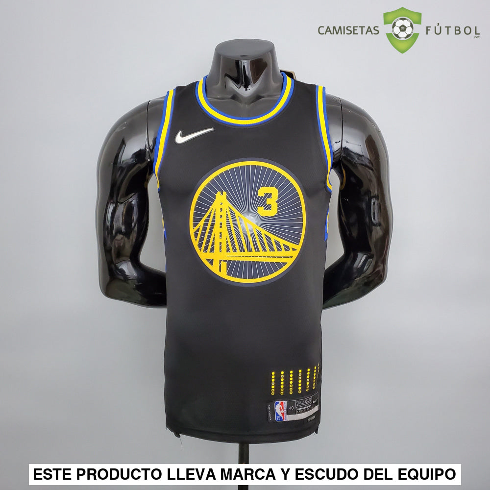 Camiseta Golden State Warriors 21-22 - Jordan Poole 3 Negro Nba