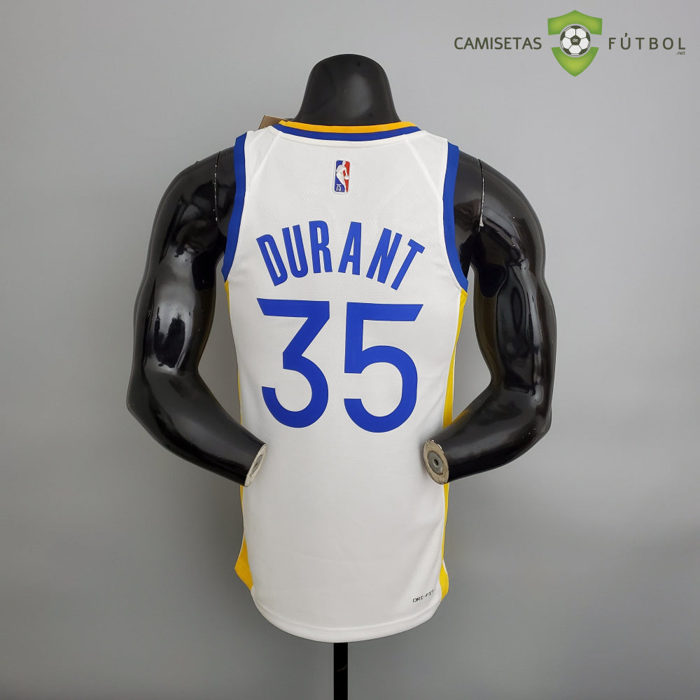 Camiseta Golden State Warriors 21-22 - Kevin Durant 35 Blanco Nba