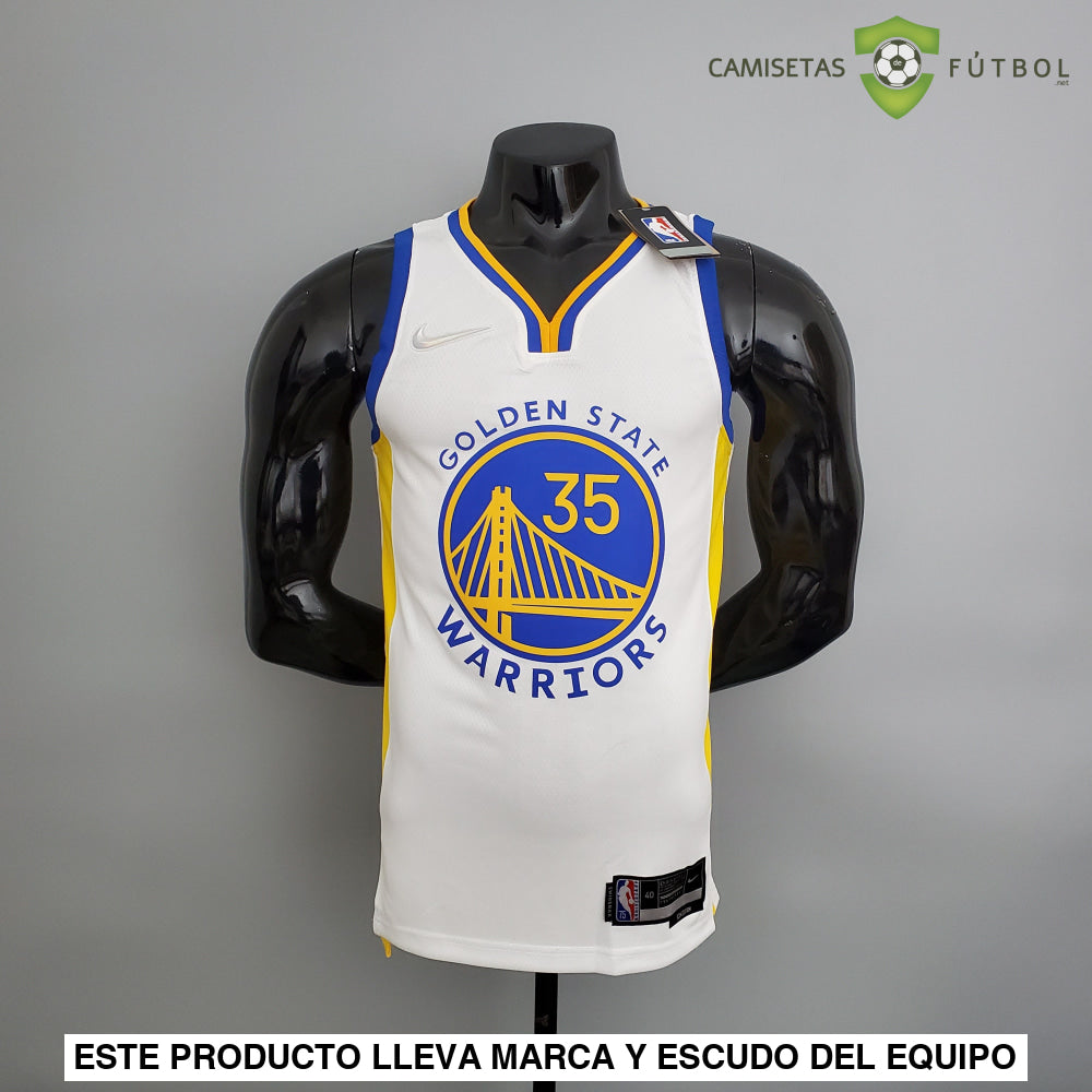 Camiseta Golden State Warriors 21-22 - Kevin Durant 35 Blanco Nba