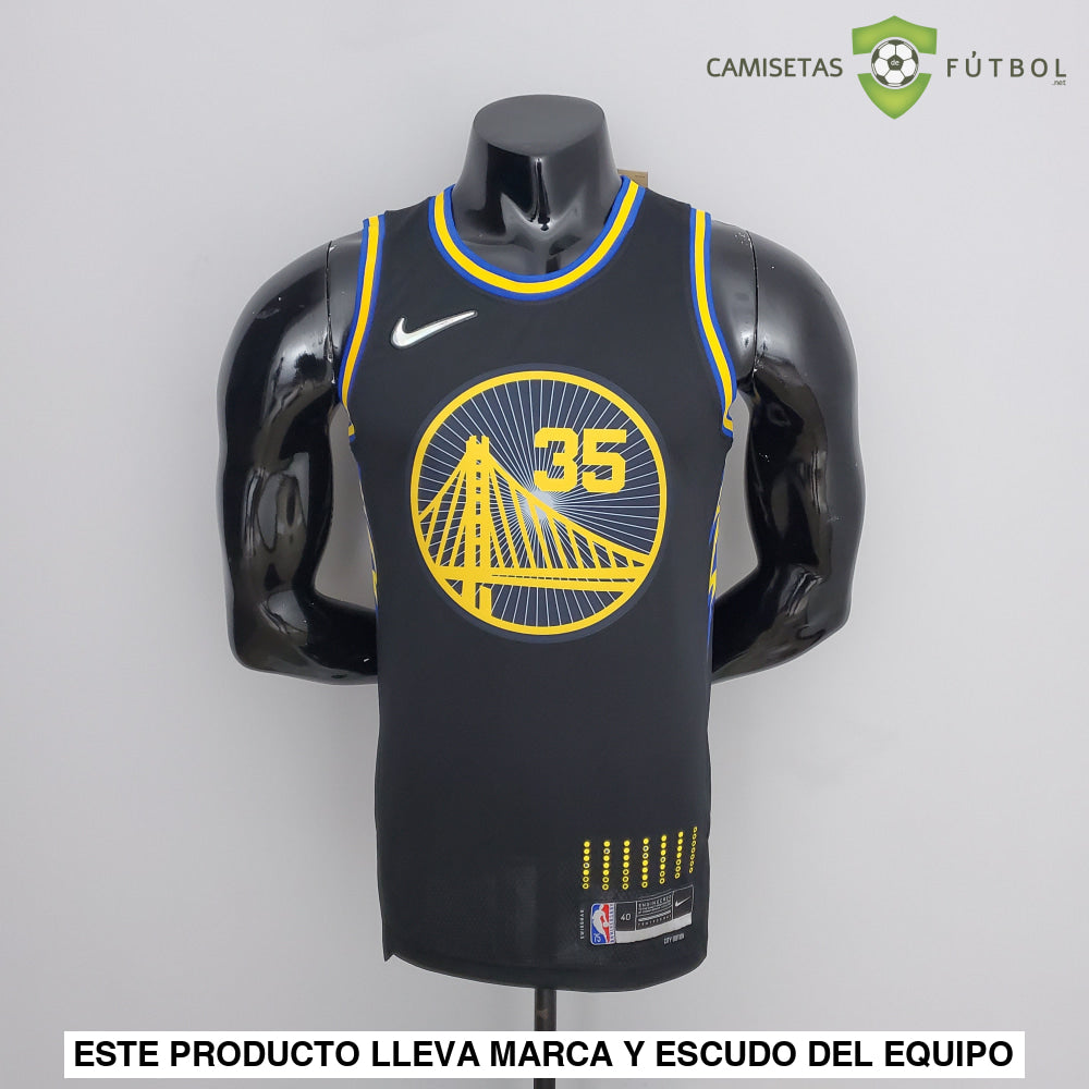 Camiseta Golden State Warriors 21-22 - Kevin Durant 35 Negro Nba