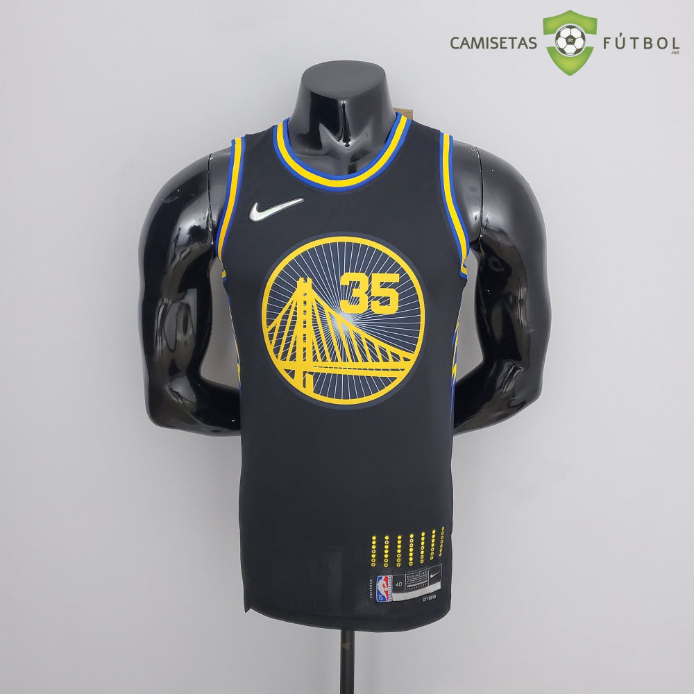 Camiseta Golden State Warriors 21-22 - Kevin Durant 35 Negro Nba