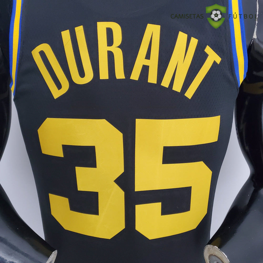 Camiseta Golden State Warriors 21-22 - Kevin Durant 35 Negro Nba