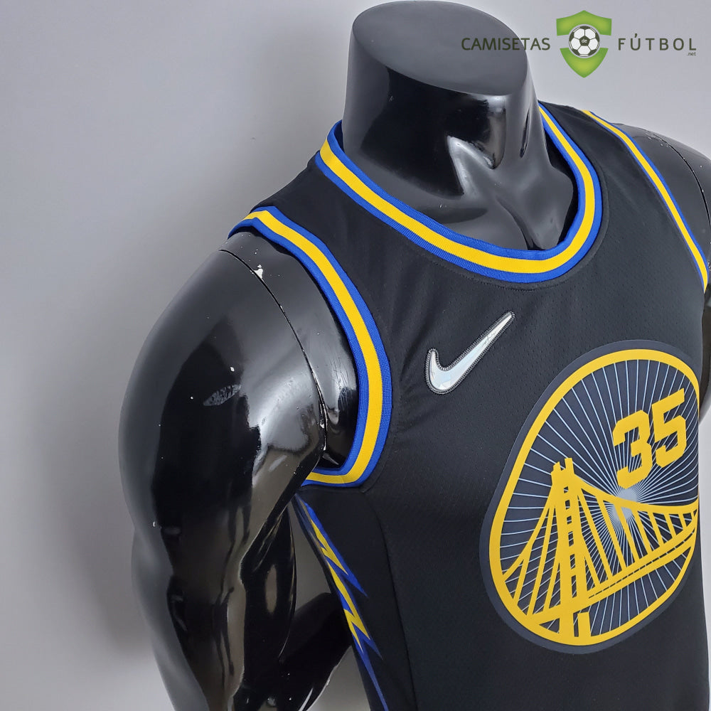 Camiseta Golden State Warriors 21-22 - Kevin Durant 35 Negro Nba