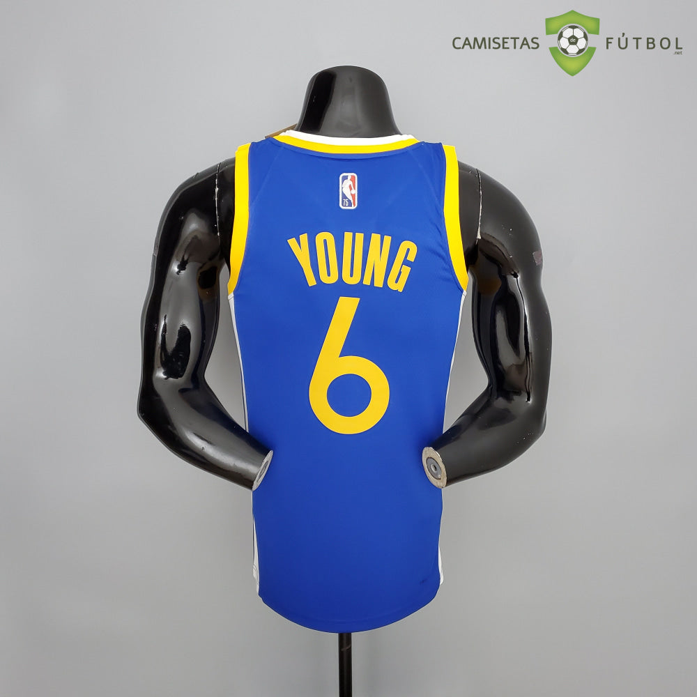 Camiseta Golden State Warriors 21-22 - Nick Young 6 Azul Nba