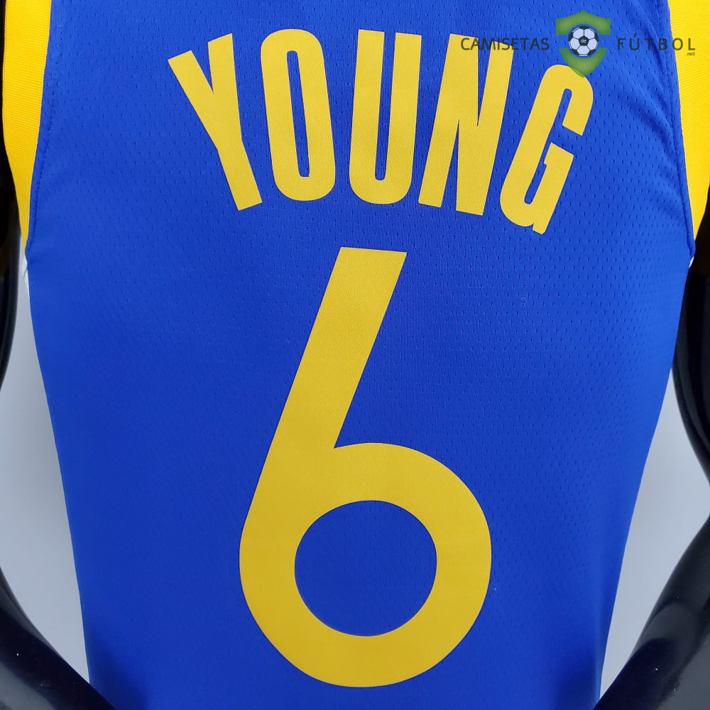 Camiseta Golden State Warriors 21-22 - Nick Young 6 Azul Nba
