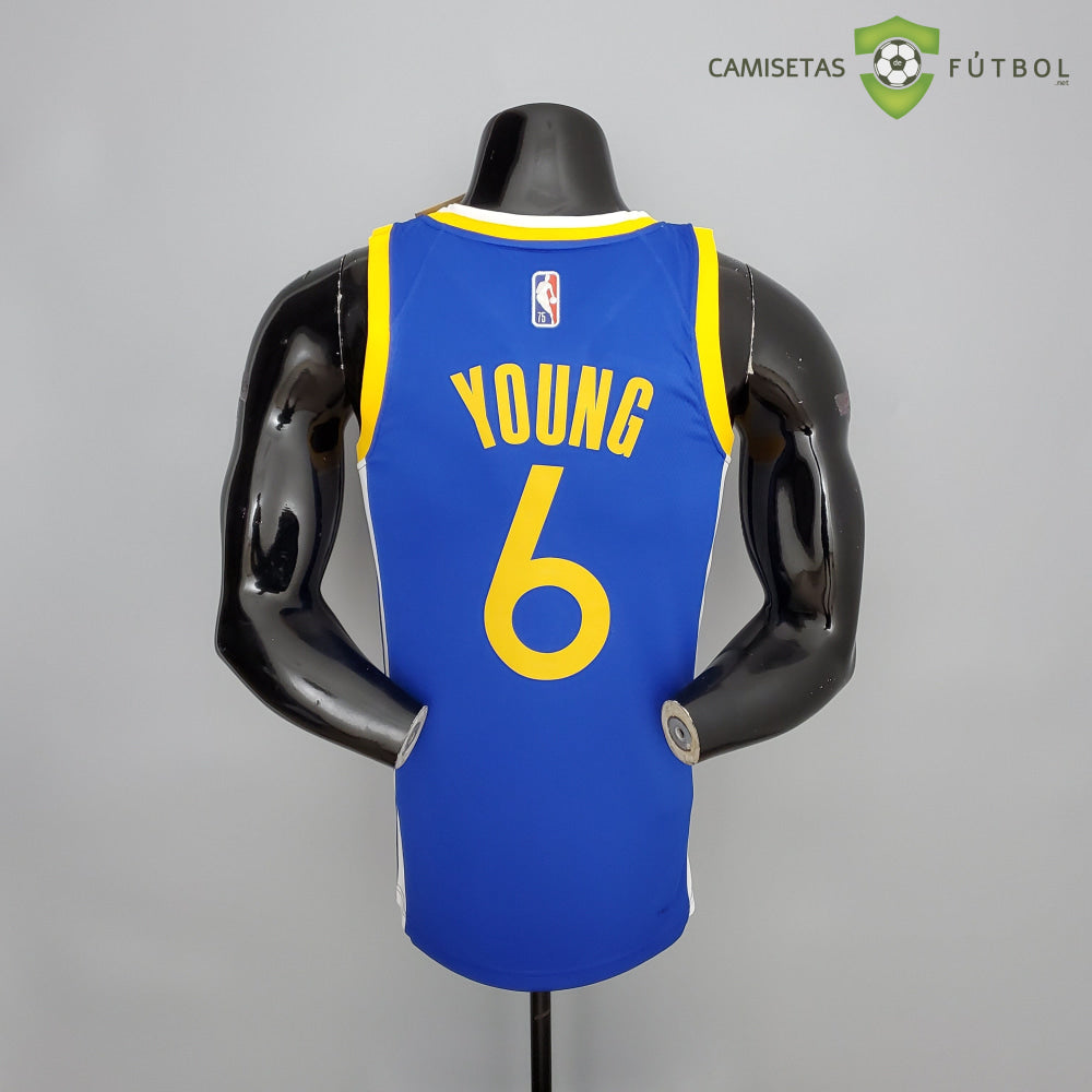 Camiseta Golden State Warriors 21-22 - Nick Young 6 Azul Nba