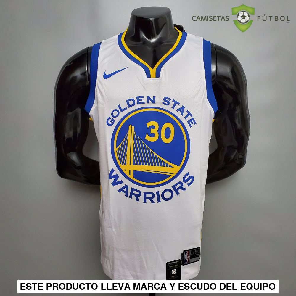 Camiseta Golden State Warriors 21-22 - Stephen Curry 30 Blanco Nba