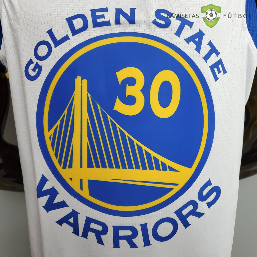 Camiseta Golden State Warriors 21-22 - Stephen Curry 30 Blanco Nba