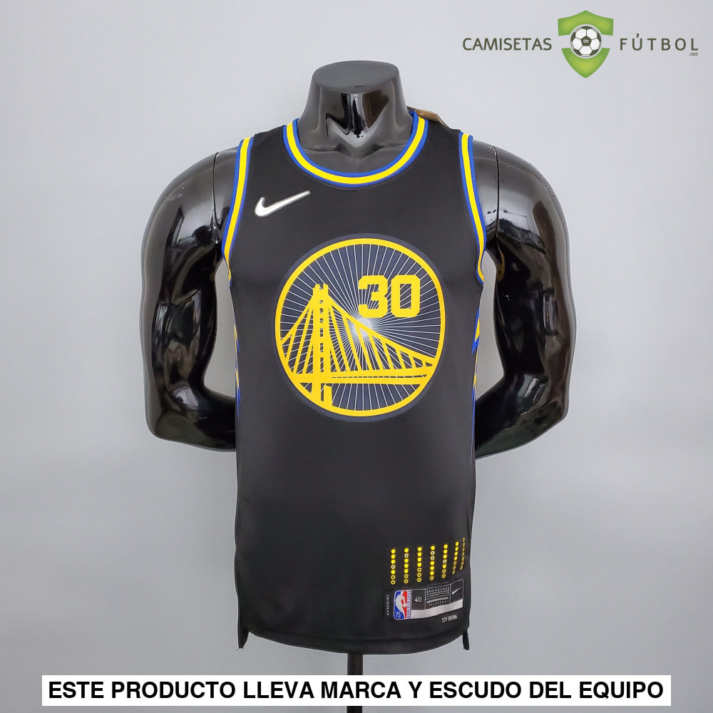 Camiseta Golden State Warriors 21-22 - Stephen Curry 30 Negro Nba