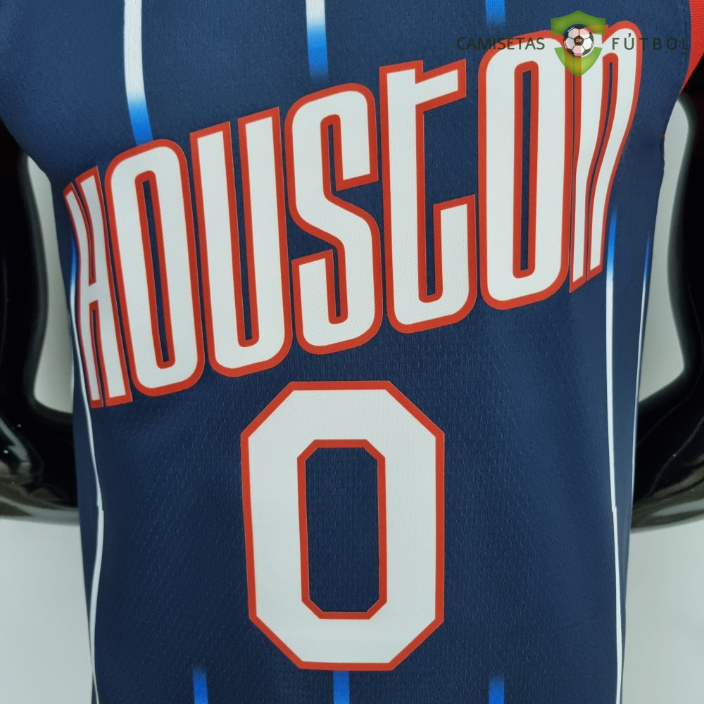 Camiseta Houston Rockets 21-22 - Jalen Green 0 Azul Nba