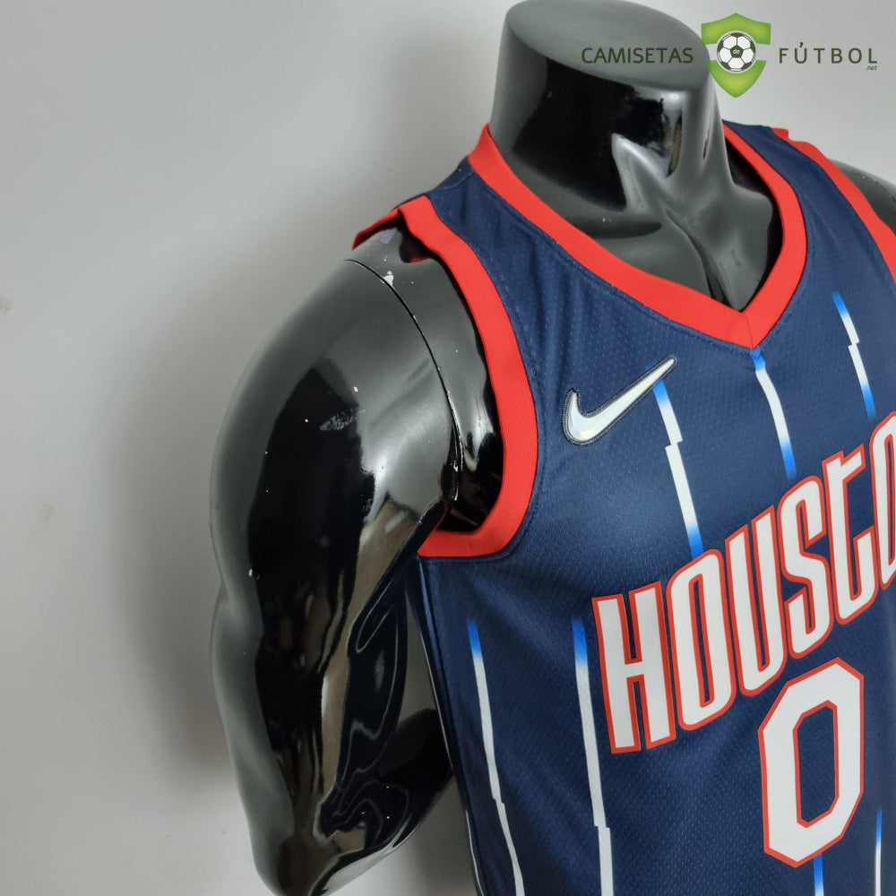 Camiseta Houston Rockets 21-22 - Jalen Green 0 Azul Nba