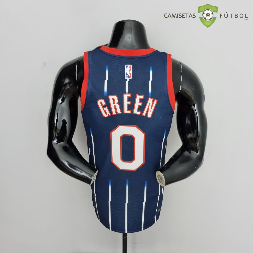 Camiseta Houston Rockets 21-22 - Jalen Green 0 Azul Nba