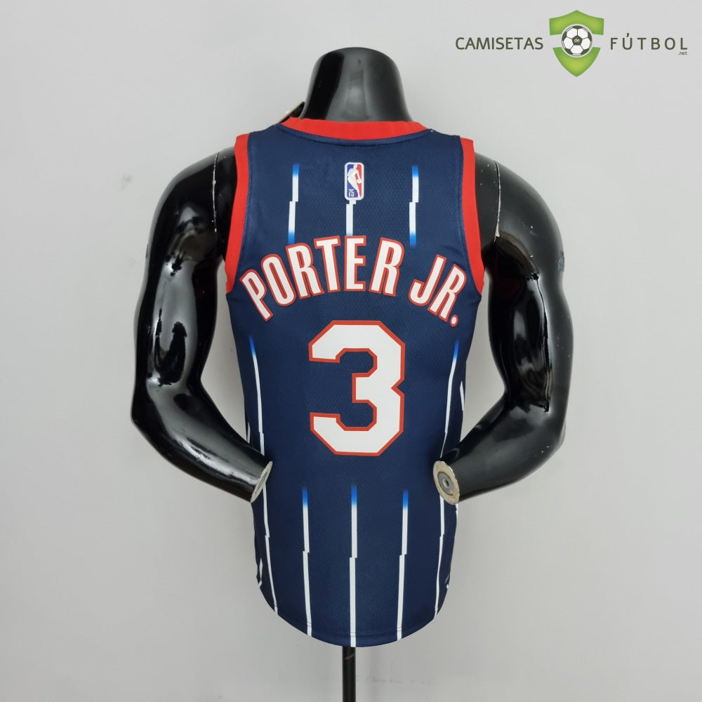 Camiseta Houston Rockets 21-22 - Kevin Porter Jr. 3 Azul Nba