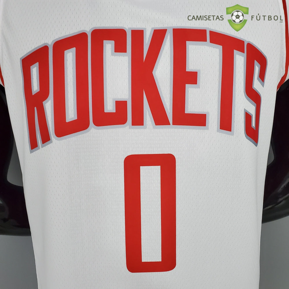 Camiseta Houston Rockets 21-22 - Russell Westbrook 0 Blanco Nba