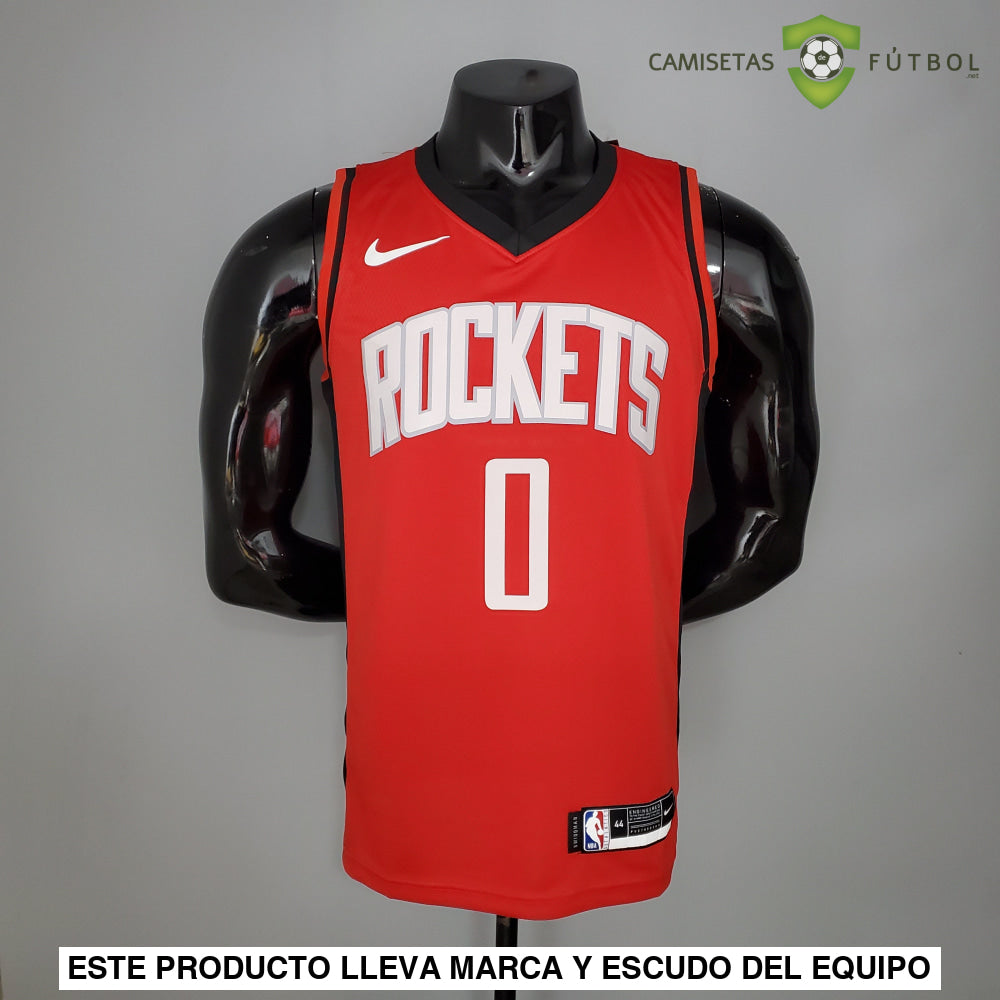 Camiseta Houston Rockets 21-22 - Russell Westbrook 0 Rojo Nba