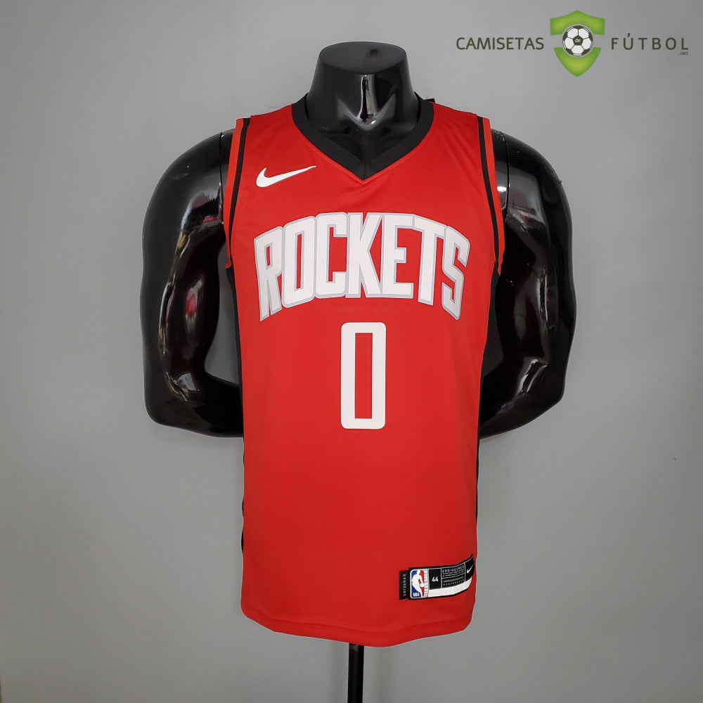 Camiseta Houston Rockets 21-22 - Russell Westbrook 0 Rojo Nba
