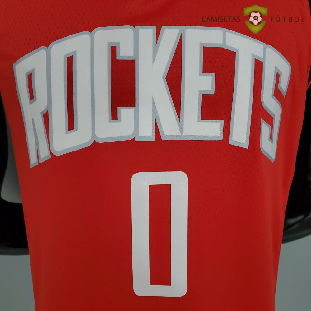 Camiseta Houston Rockets 21-22 - Russell Westbrook 0 Rojo Nba