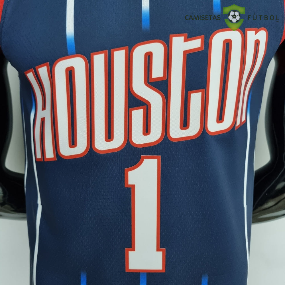 Camiseta Houston Rockets 21-22 - Tracy Mcgrady 1 Azul Nba
