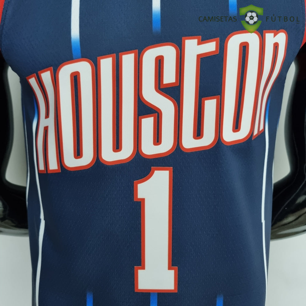 Camiseta Houston Rockets 21-22 - Tracy Mcgrady 1 Azul Nba