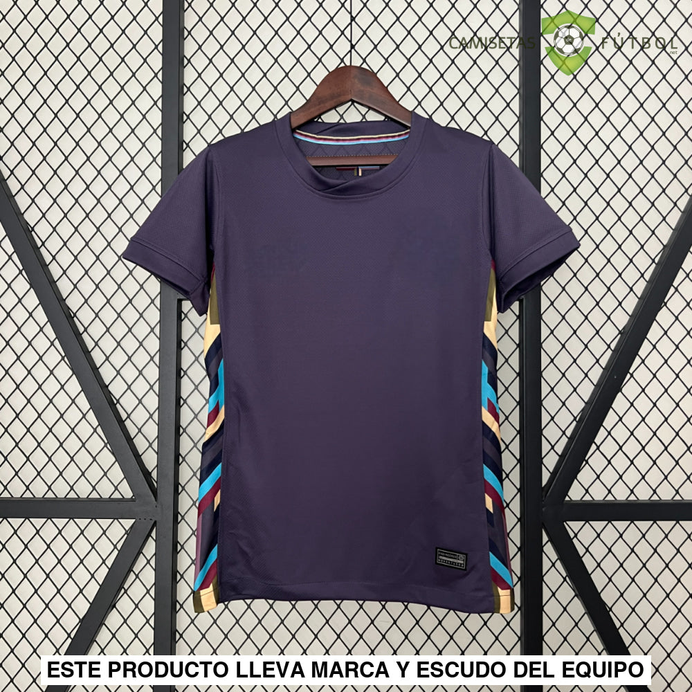 Camiseta Inglaterra 24-25 Local Uefa Euro 2024 Femenina De Futbol