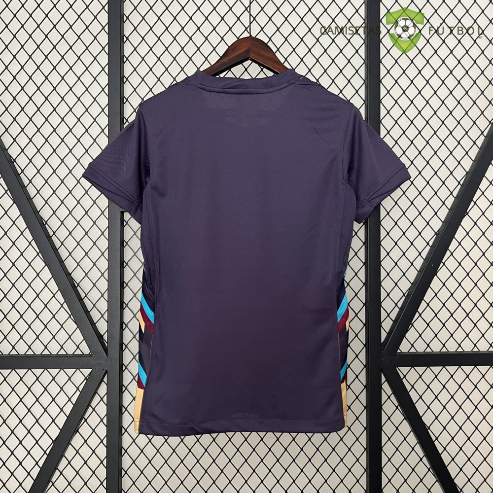 Camiseta Inglaterra 24-25 Local Uefa Euro 2024 Femenina De Futbol