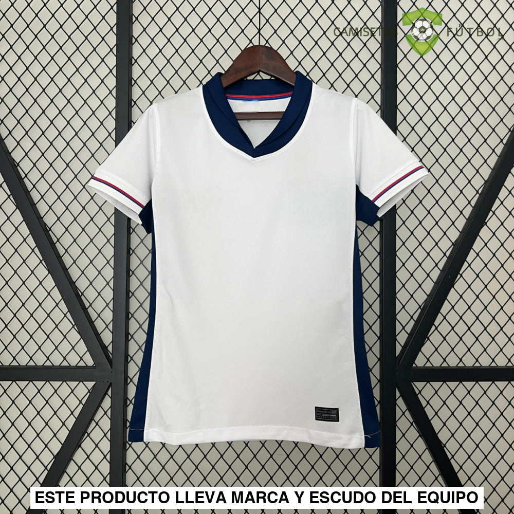 Camiseta Inglaterra 24-25 Local Uefa Euro 2024 Femenina De Futbol