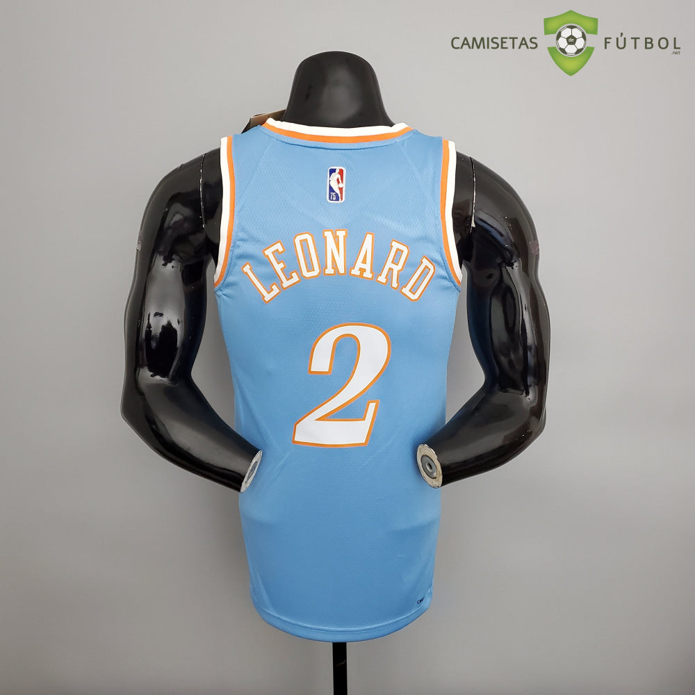 Camiseta Los Angeles Clippers 21-22 - Kawhi Leonard 2 Azul Celeste Nba