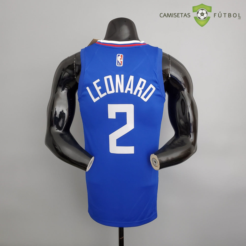 Camiseta Los Angeles Clippers 21-22 - Kawhi Leonard 2 Azul Nba