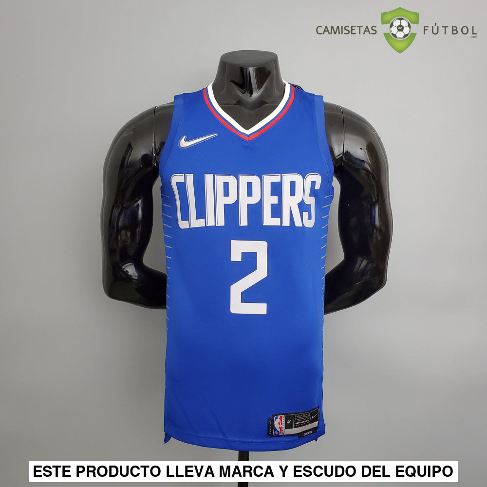 Camiseta Los Angeles Clippers 21-22 - Kawhi Leonard 2 Azul Nba