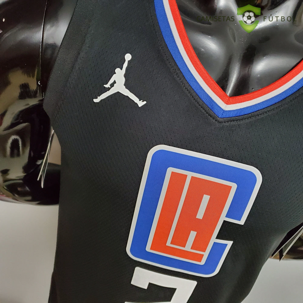 Camiseta Los Angeles Clippers 21-22 - Kawhi Leonard 2 Negro Nba