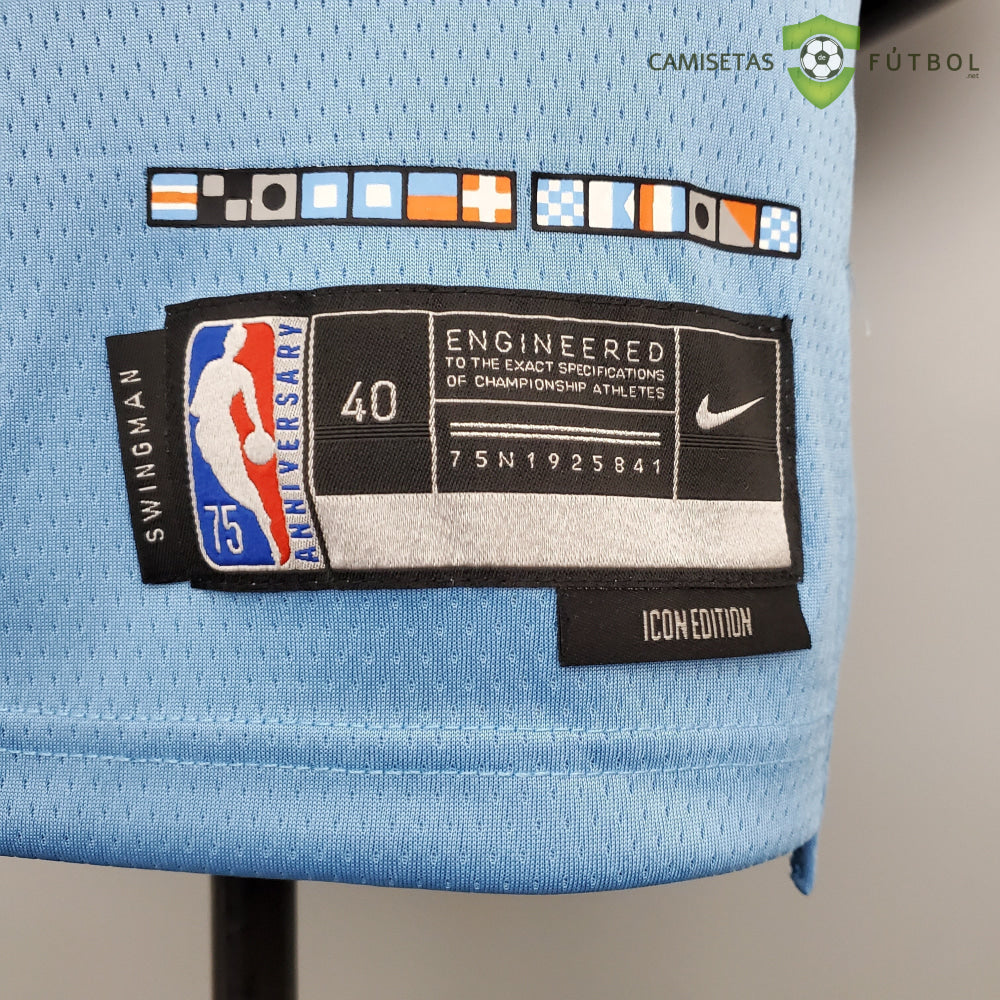 Camiseta Los Angeles Clippers 21-22 - Paul George 13 Azul Celeste Nba